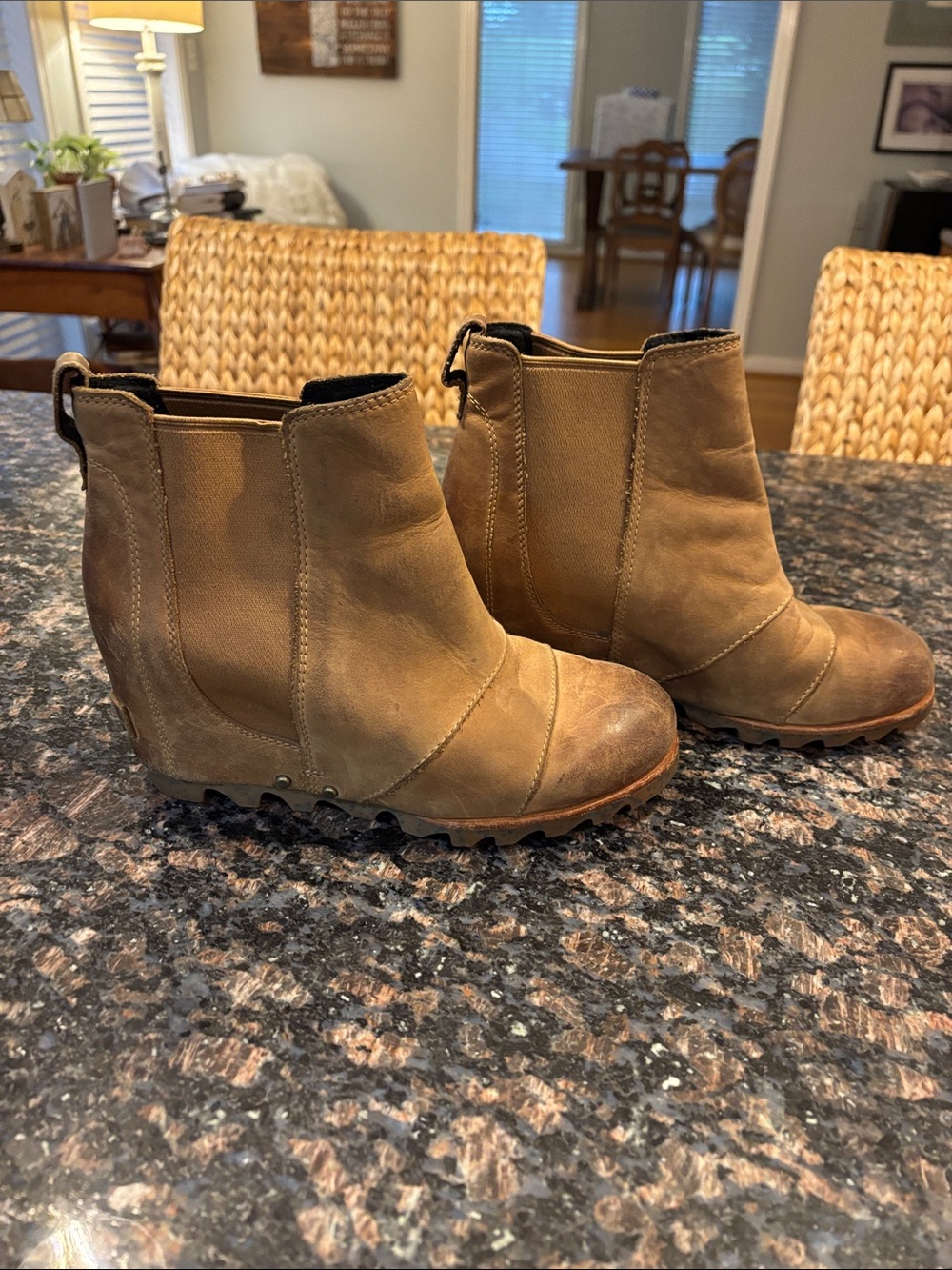 Sorel Wedge Ankle Boots